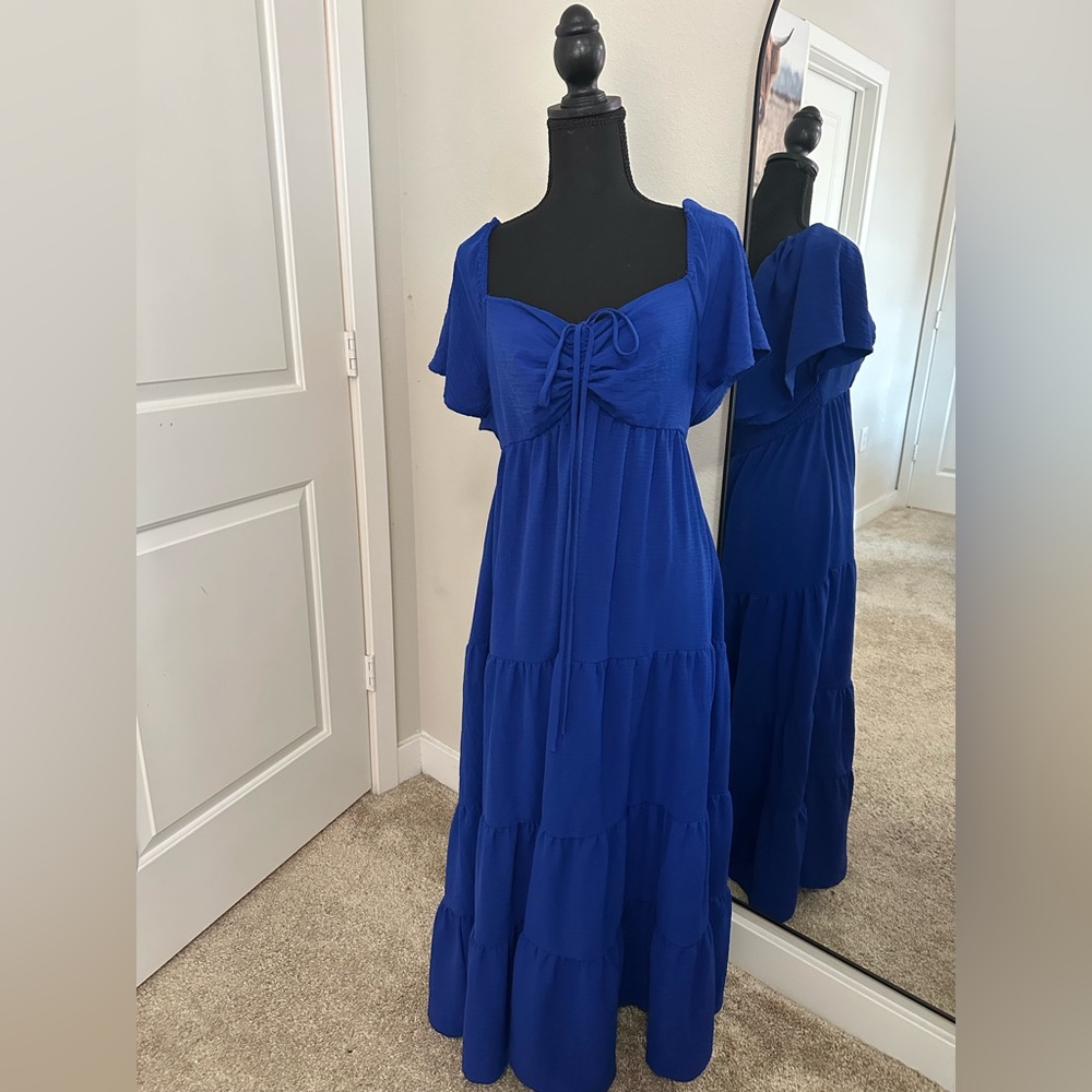 GB  Royal Blue Maxi Dress